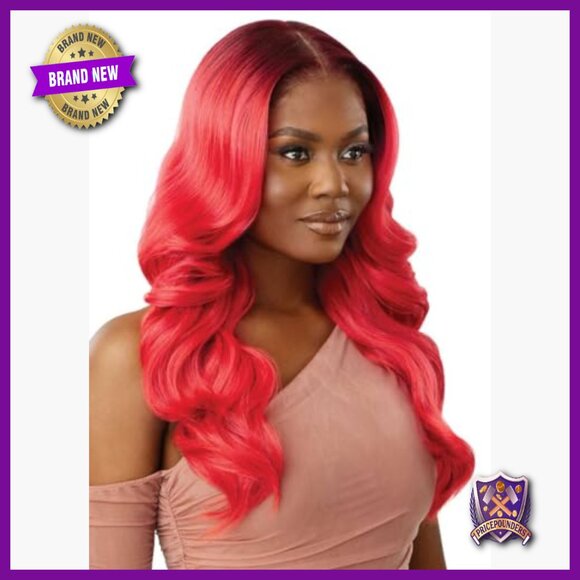 13x6 Lace Front Wig, Hand-Tied Synthetic Hair, Glueless Design main image 4